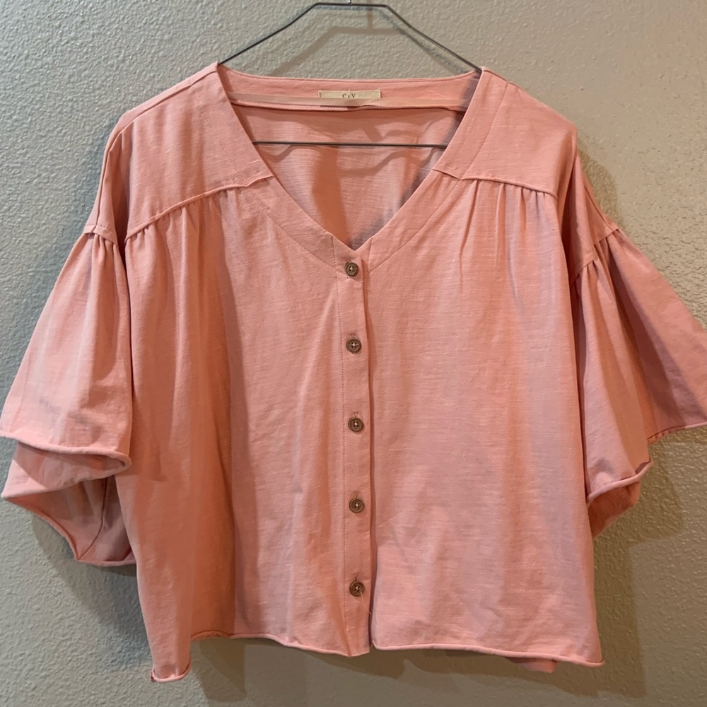 Chelsea & Violet Women's Cropped Top Size M